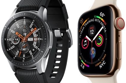 Galaxy Watch et Apple Watch compares