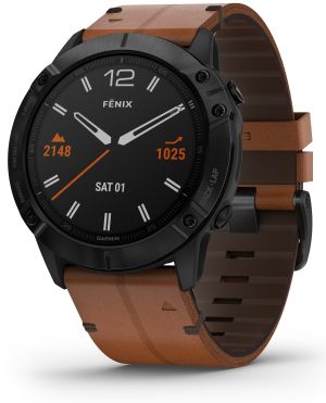 chic leather watch Fenix 6