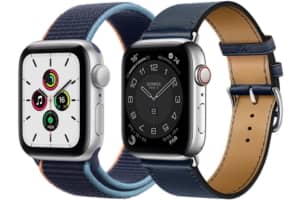Apple Watch SE et 6 compares