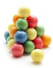 boules chewing gum colorées