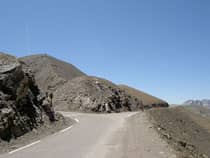 Arrive au col de la Bonette