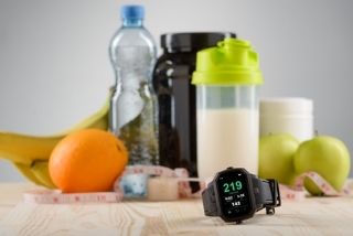 cardio watch and food for athletes