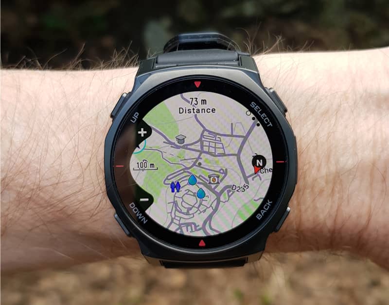 Cartographie chez Amazfit