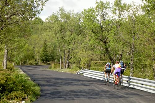Cyclistes sur la route du Ventoux // Photo : Sport Passion