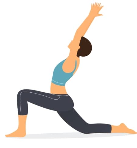 Etirement du psoas en fente croquis étirement psoas en fente