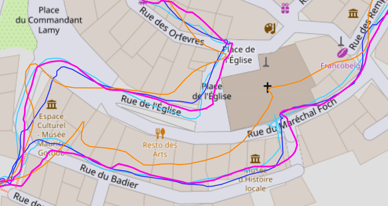 Test du GPS en ville