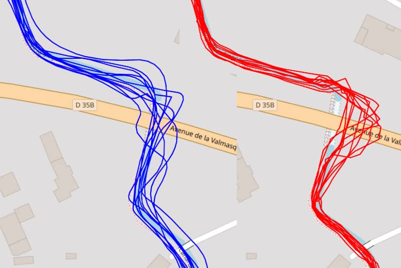 Test GPS en milieu mixte
