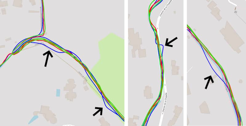 Test GPS en milieu mixte