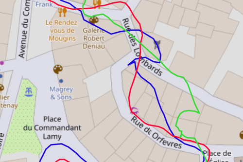 Test du GPS en ville