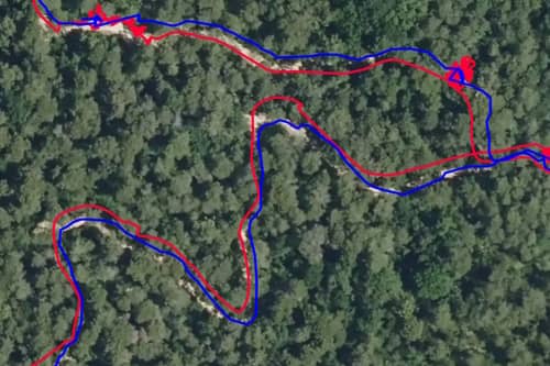 Test du GPS en forêt