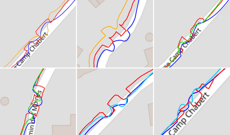 Trace GPS en ville