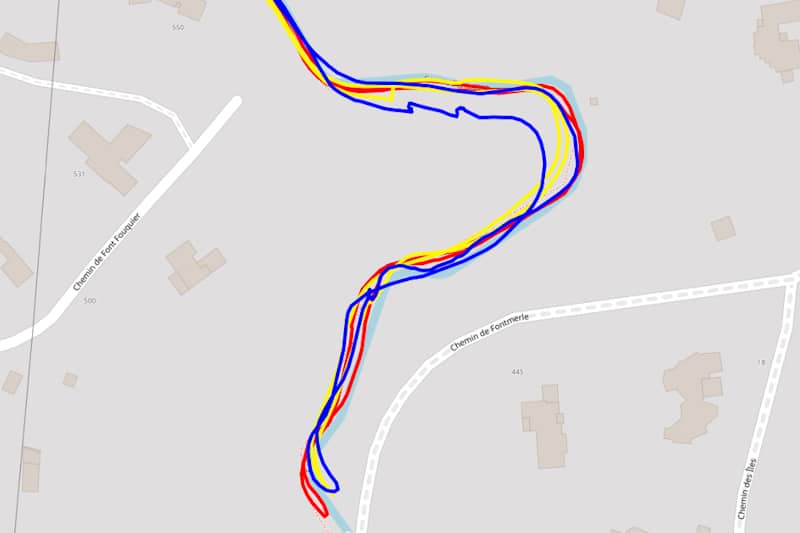 Test GPS en milieu mixte
