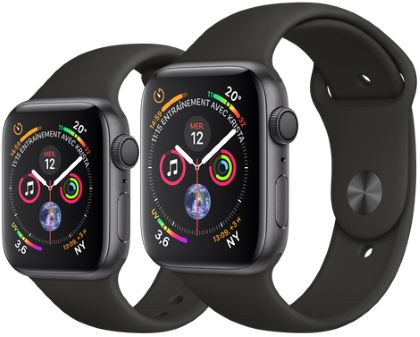 comparaison 2 boîtiers Apple Watch