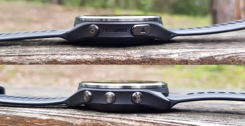 boutons de la montre