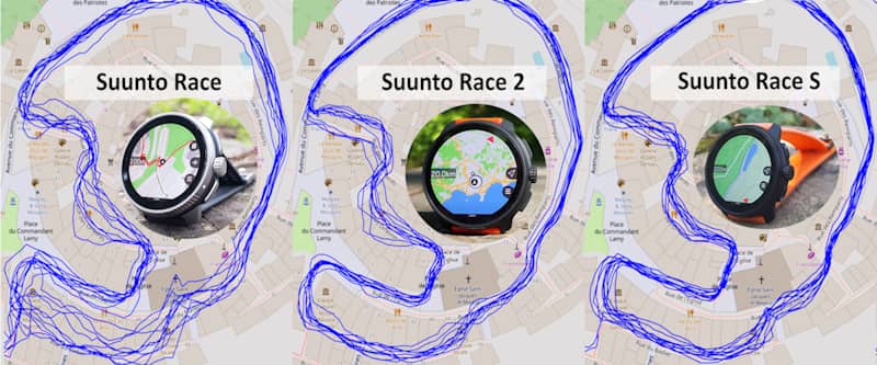 Test comparative GPS suunto Race, Race 2, Race S