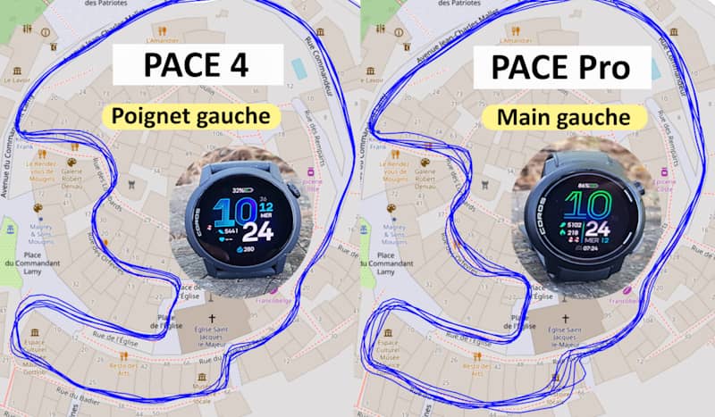 Comparaison GPS COROS PACE 4 vs PACE Pro