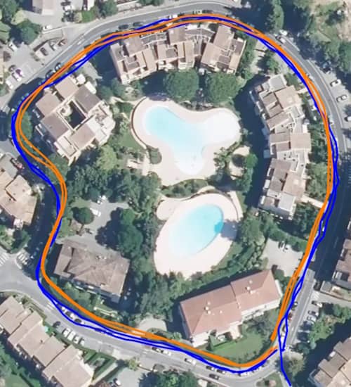 Comparaison PACE 3 vs Forerunner 255, mode multibande