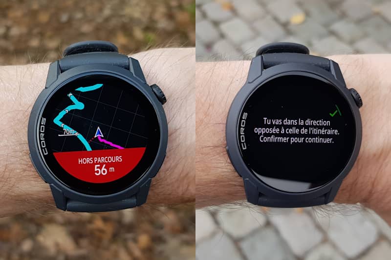 Alerte hors parcours