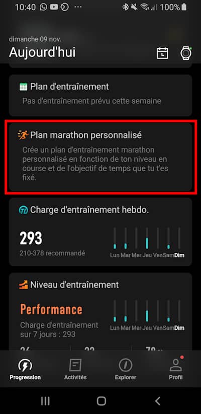 Plans d'entra�nement marathon