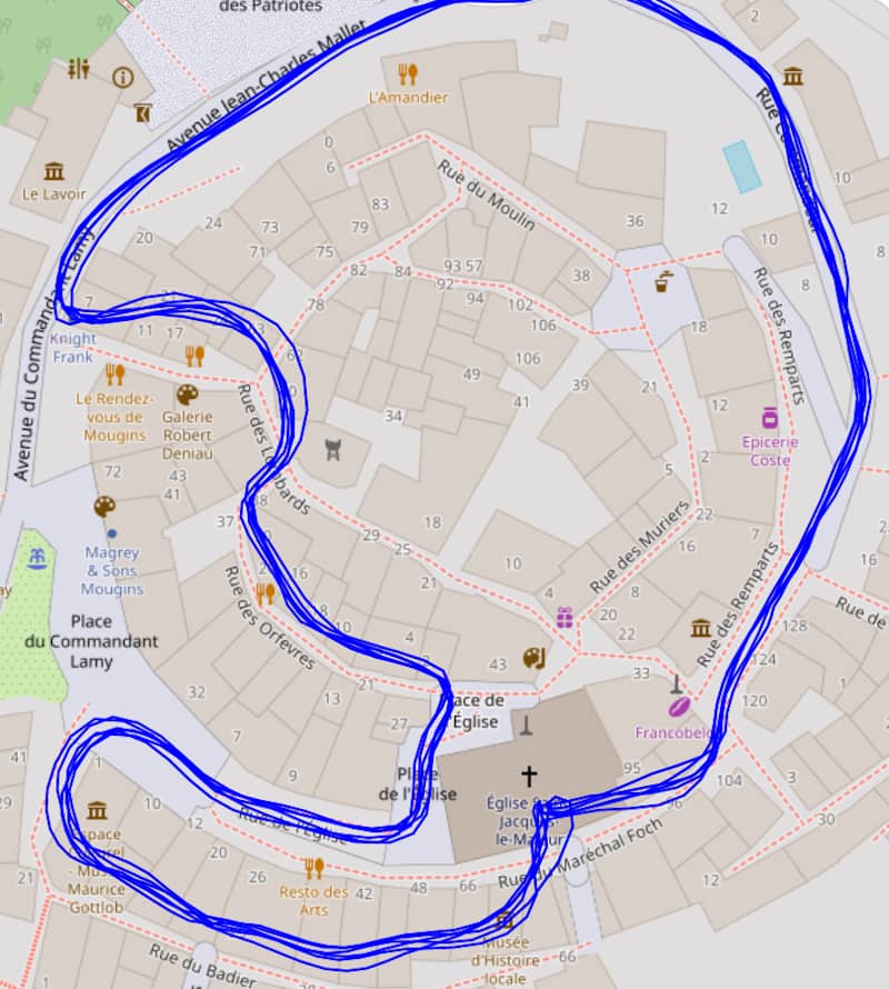 Krash test PACE 4 sur mon parcours de reference