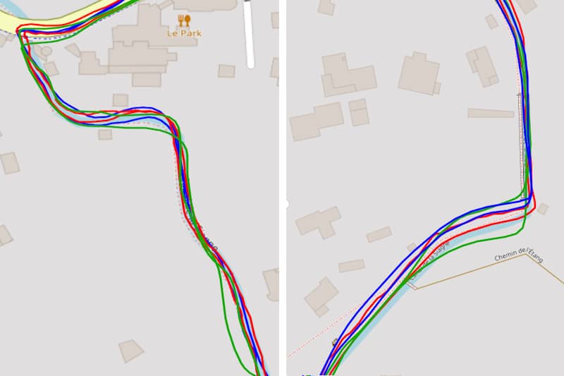 Test du GPS en milieu mixte
