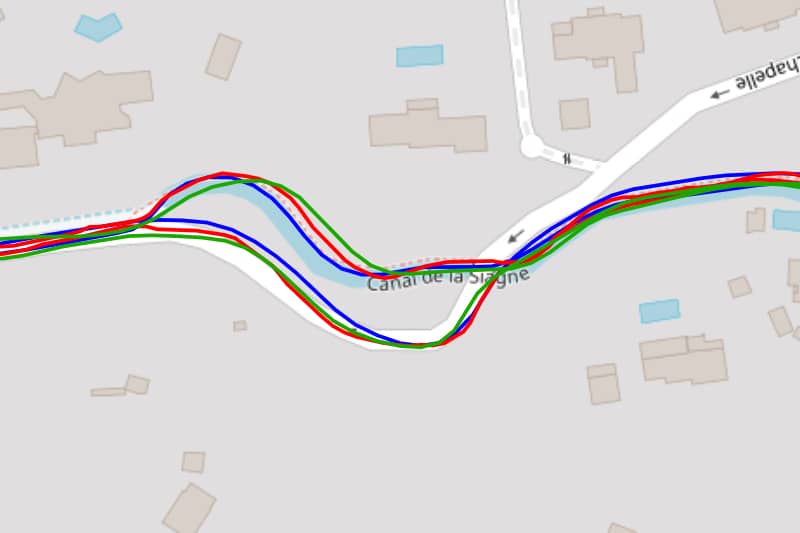 Test du GPS en milieu mixte