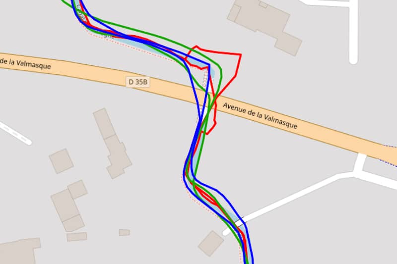 Test du GPS en milieu mixte