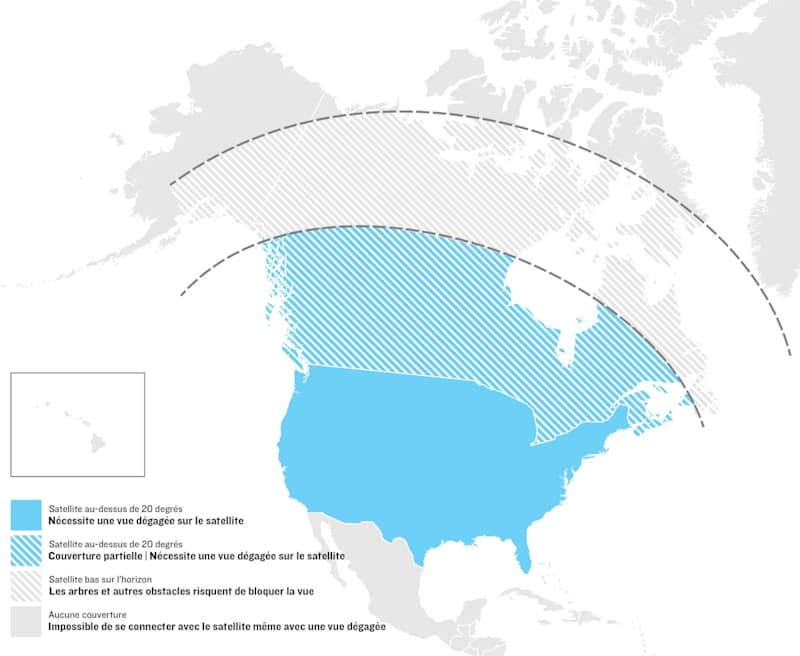 Couverture satellite