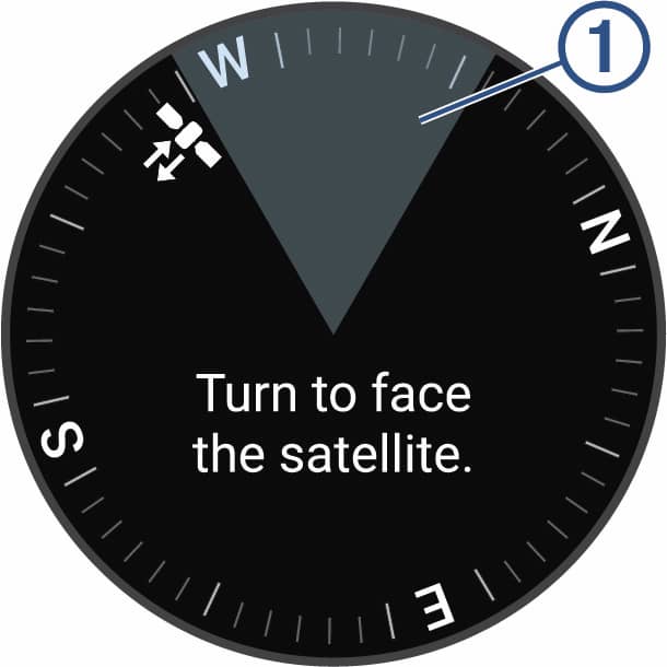 Connexion au satellite