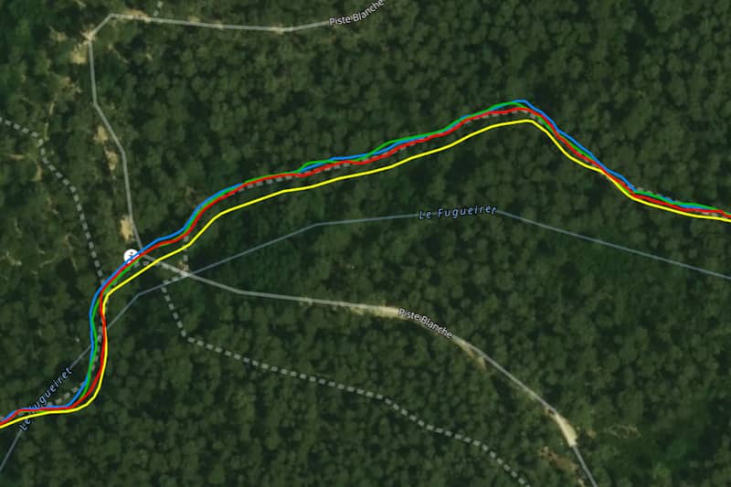 Test GPS en forêt