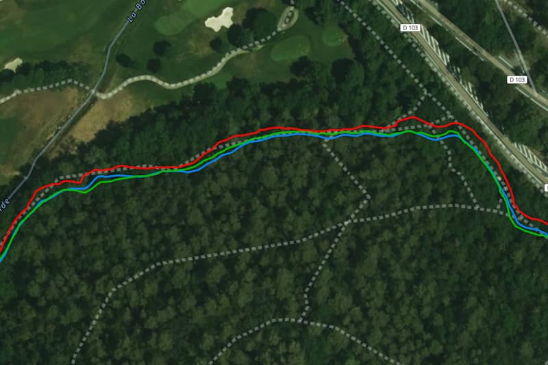 Test GPS en forêt