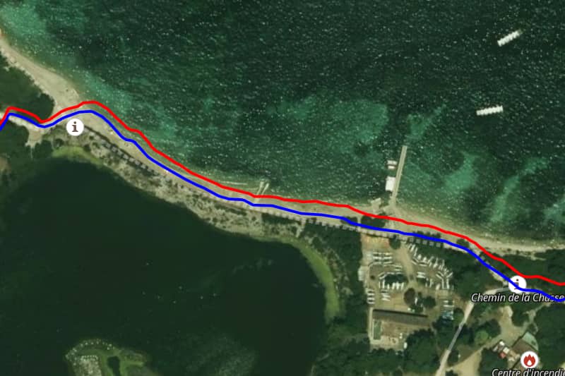 Test GPS en forêt