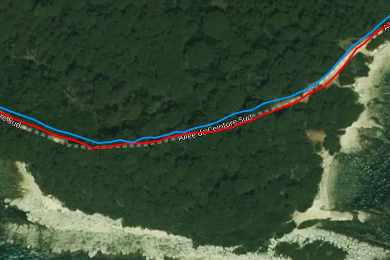 Test GPS en forêt