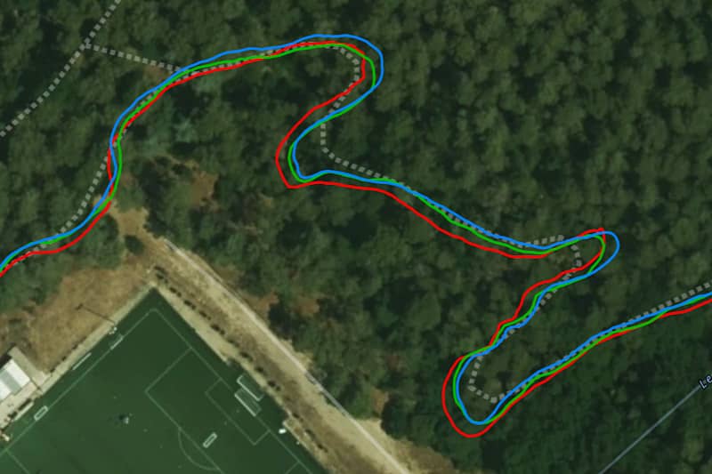 Test GPS en forêt
