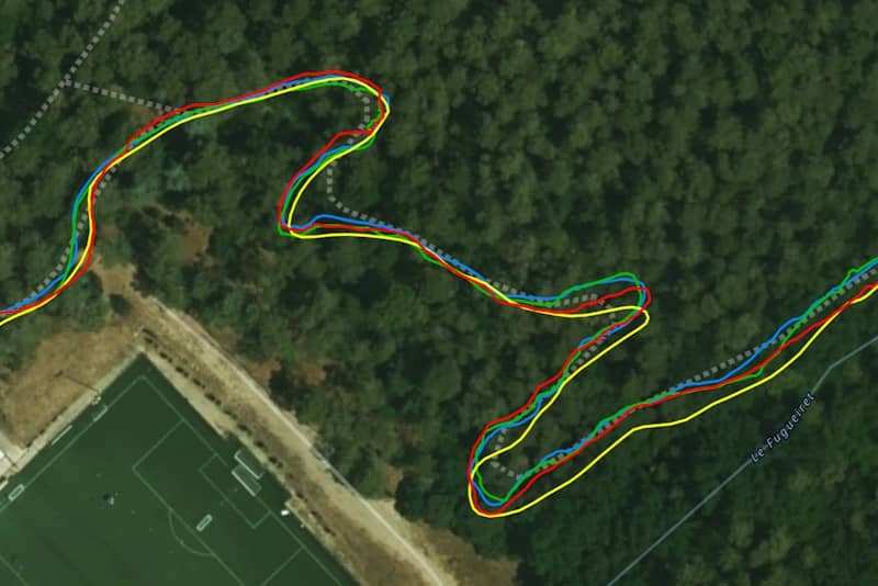 Test GPS en forêt