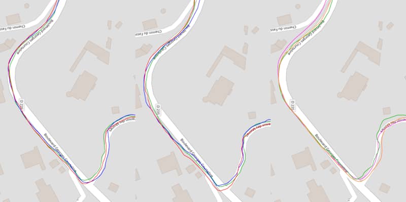 Test GPS en ville