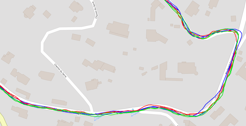 Test GPS Vantage M3 en ville