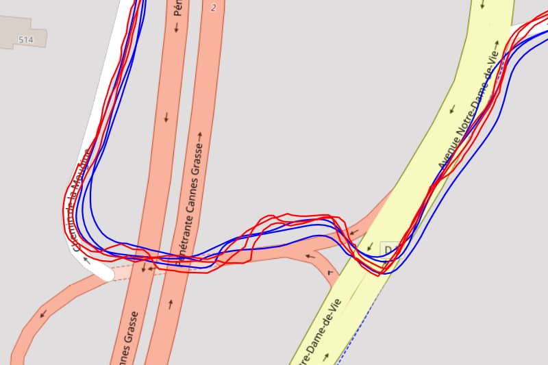 Test GPS en milieu mixte