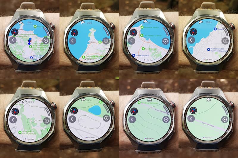 Carte et niveaux de zoom