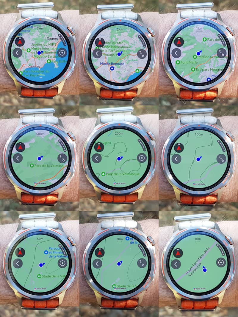 Carte et niveaux de zoom