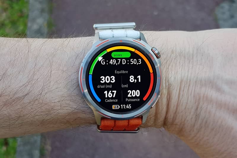 Dynamiques de course et puissance au poignet