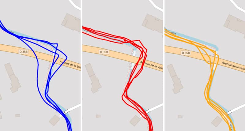 Test GPS en milieu mixte