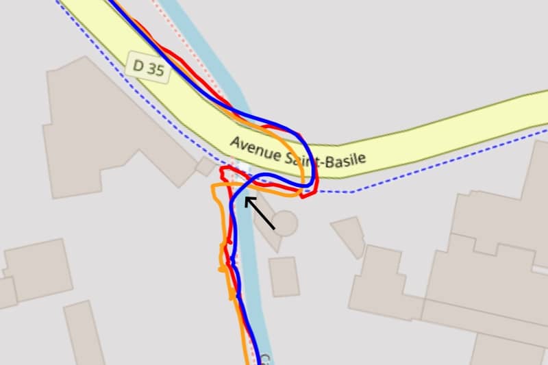 Test GPS en milieu mixte