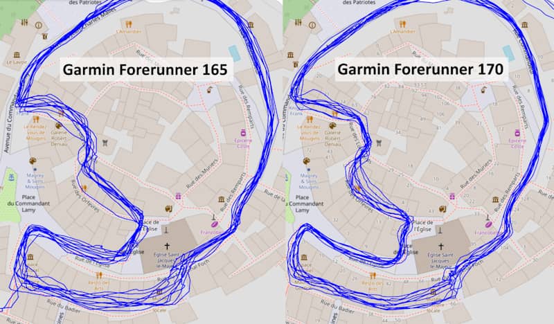 Test du GPS Forerunner 170
