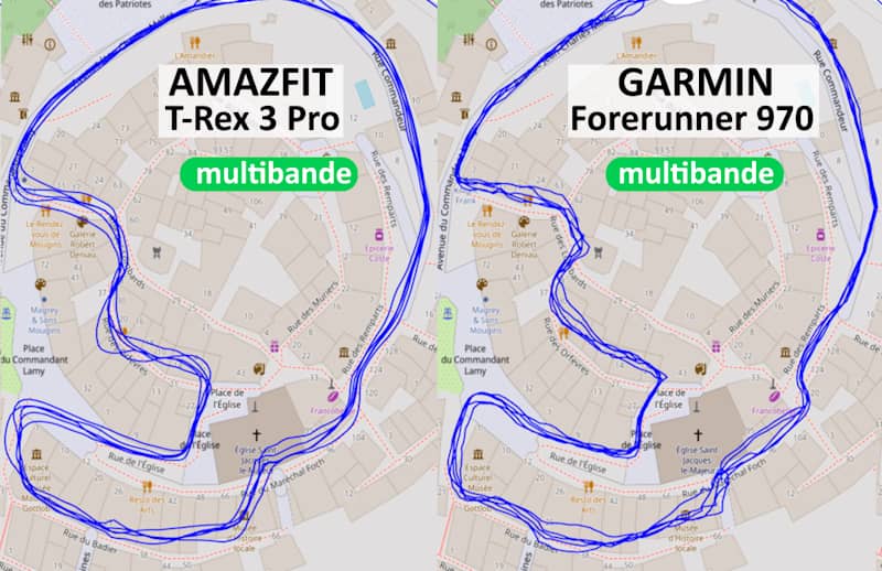 Test GPS T-Rex 3 Pro vs Forerunner 970