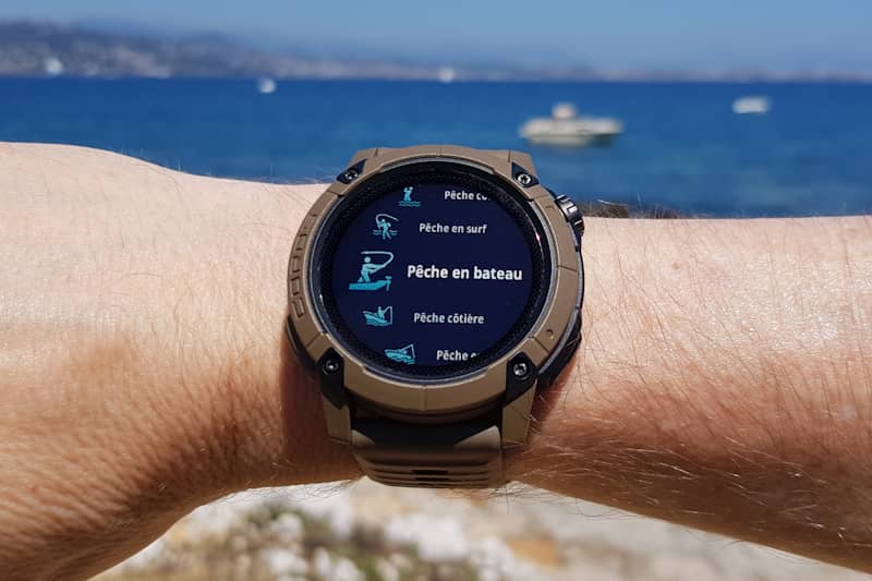 Une montre pour la pêche en bateau