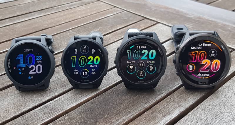 PACE 4 vs Forerunner 165 vs 265 vs 570