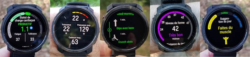 Fonctions sportives Polar