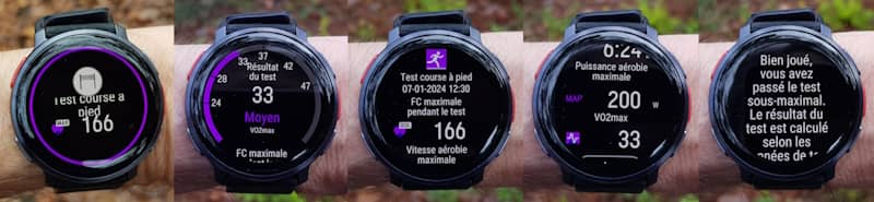 Test de course  pied