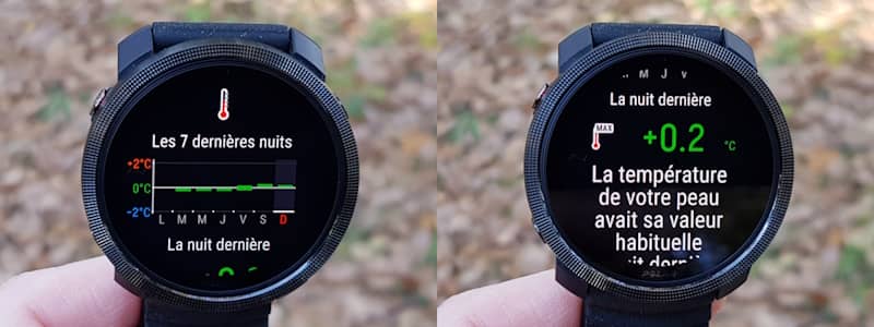 Température nocturne